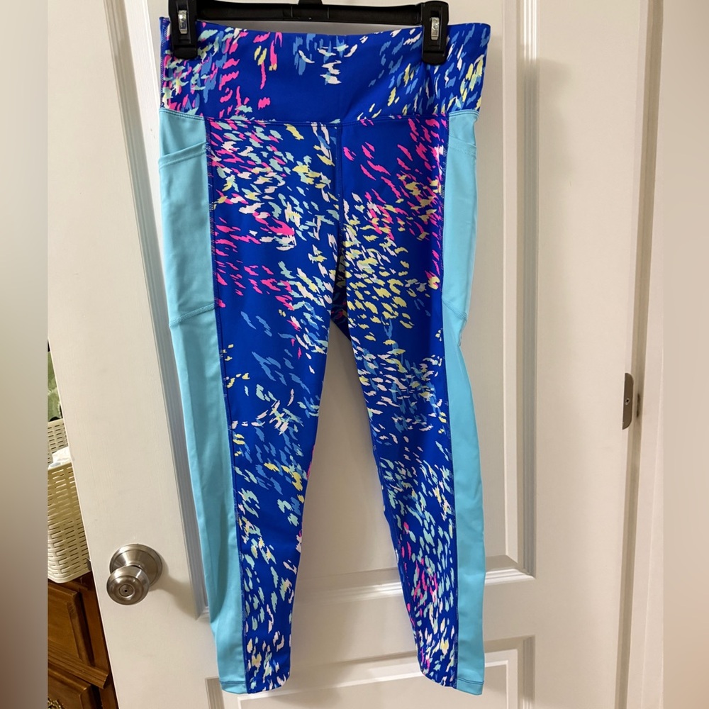 Lularoe Rise Brave Leggings (Blue)